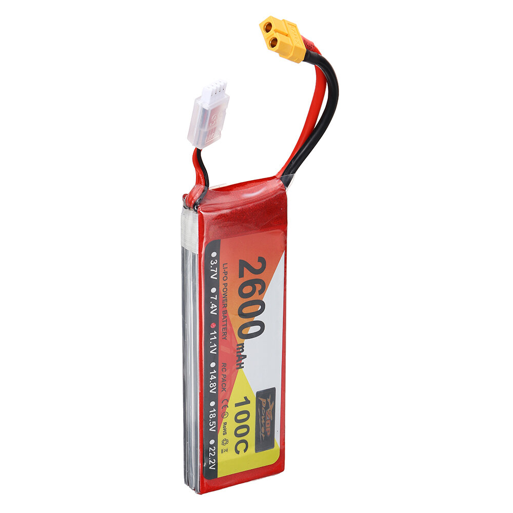 SKYBG1972018 - ZOP Power 11.1V 2600mAh 100C 3S LiPo Battery XT60 Plug for RC Drone