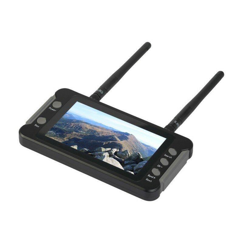 SKYBG1979224 - Foxeer 4.3 Inch 800x480 FPV Monitor 5.8G 40CH Build in DVR Receiver Battery for RC Drone