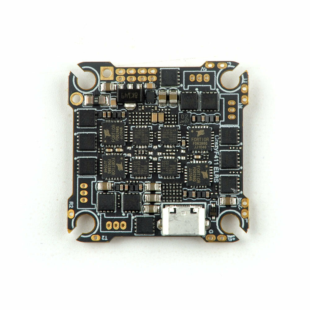 SKYBG1980745 - Happymodel CrazyF411 ELRS AIO 4in1 Flight Controller Built-in UART 2.4G ELRS Receiver 20A ESC for Crux35 Toothpick FPV Racing Drone