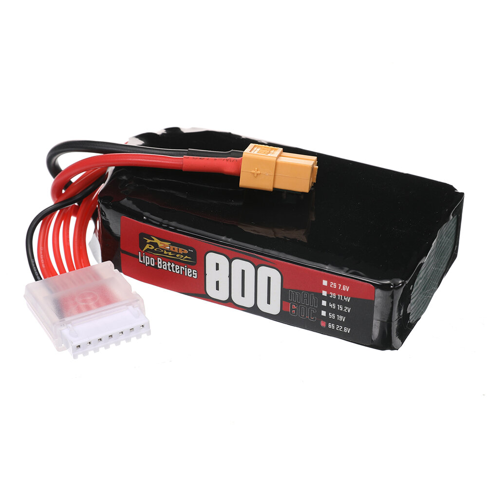 SKYBG1997144 - ZOP Power 6S 22.8V 800mAh 60C 17.76Wh LiPo Battery XT60 Plug for RC Drone