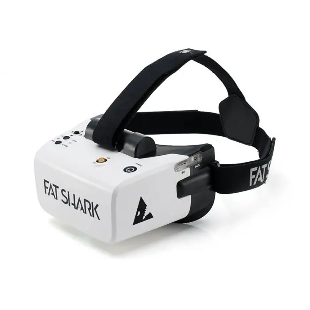 SKYBG1998915 - FatShark Scout 4 Inch 1136x640 NTSC/PAL Auto Selecting FPV Goggles Video Headset Bulit-in Battery DVR For RC Racing Drone (Inclusive of European VAT)