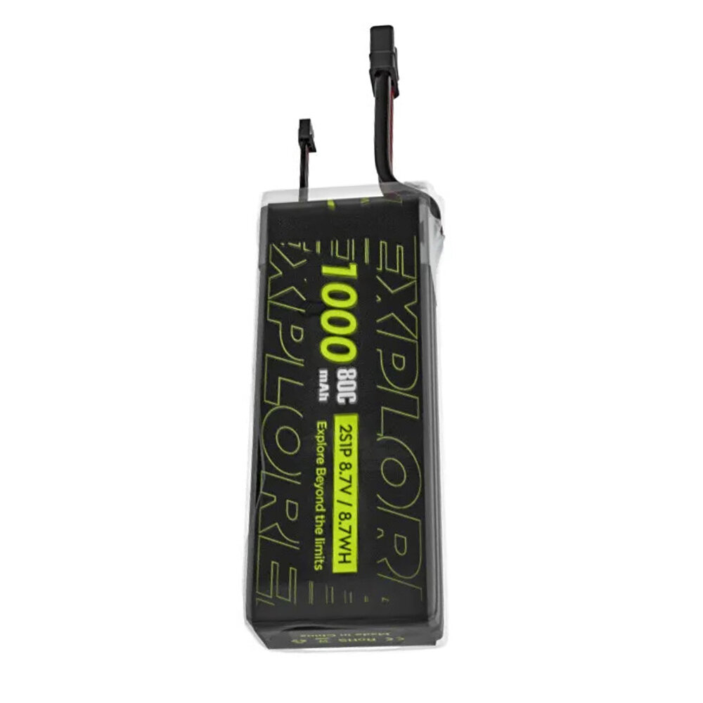 SKYBG2017021 - Explorer 7.6V 1000mAh 80C 2S1P LiPo Battery XT30 Plug for Micro Quad