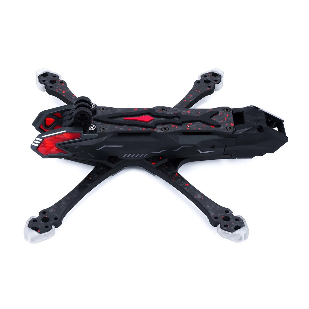 SKYBG2018430 - Axisflying Manta 5 pro Squashed X / DC 5 Inch Carbon Fiber Frame Kit Support DJI O3 for DIY Freestyle RC FPV Racing Drone