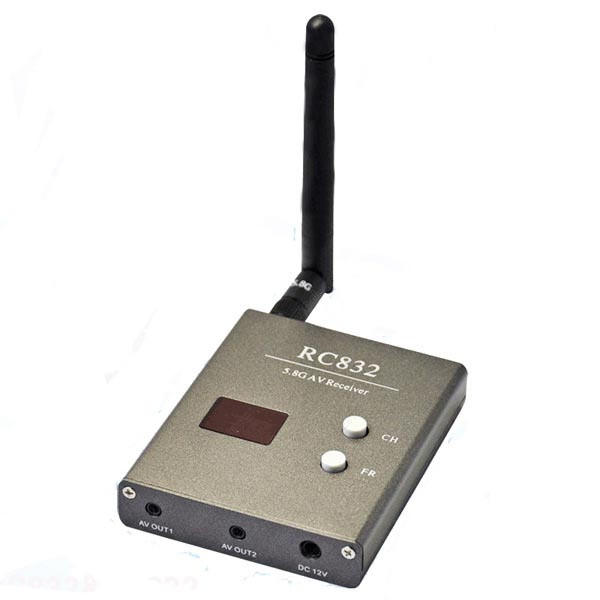 SKYBG975426 - Eachine RC832 5.8Ghz 48CH Wireless Raceband AV Boscam FPV Receiver