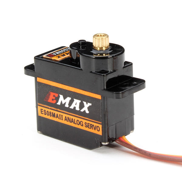 SKYBG1065375 - 2X EMAX ES08MA II 12g Mini Metal Gear Analog Servo for RC Model