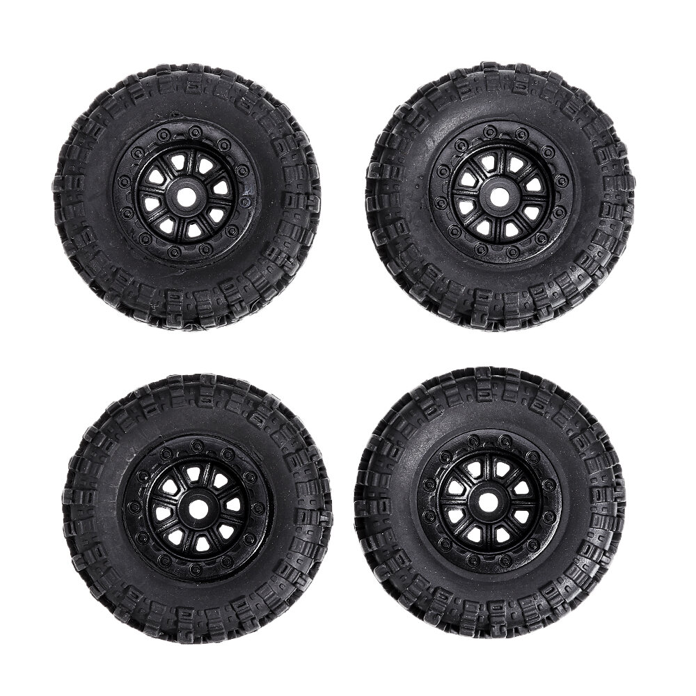 SKYBG1623283 - 4pcs 13612 RC Car Tires For RGT 136240 V2 1/24 4WD Vehicle RC Rock Crawler Off-road Parts