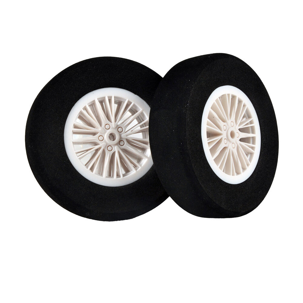 SKYBG1980840 - 1 Piece Sponge Wheel Plastic Tires Hub 80mm 100mm 115mm 130mm for RC Model Airplane