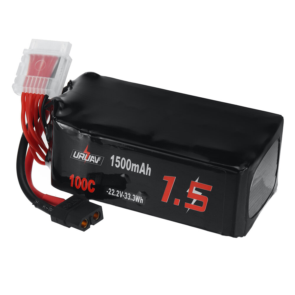 SKYBG1985441 - URUAV 22.2V 1500mAh 100C 6S LiPo Battery XT60 Plug for RC Drone