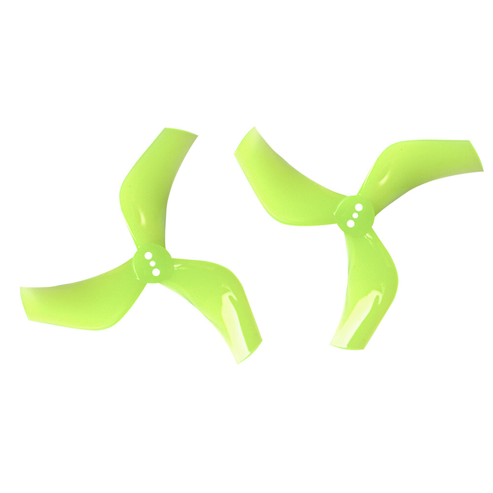 SKYBG1990908 - 2 Pairs Gemfan Hurricane D75S-3 Ultra-Light 3 Inch 3-Blade Propellers PC for High-Powered RC FPV Racing Drone Performance