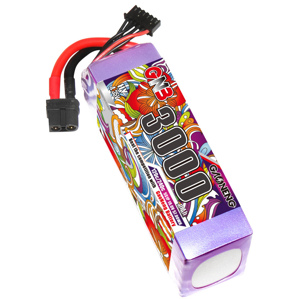 SKYBG1991920 - Gaoneng GNB 5S 19V 3000mAh 120C LiHV Lipo Battery XT60 / XT90 Plug for 250-330mm Brushless Drone Blade Scimitar LRX Quad HobbyZone AirPlane Aerial Photography Model