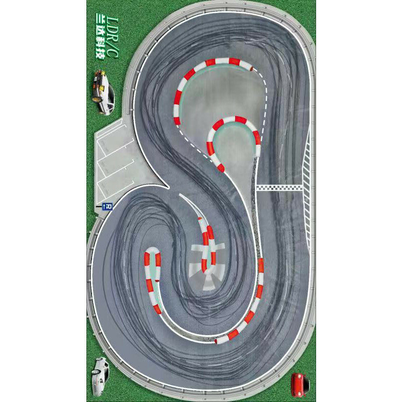 SKYBG1993871 - LDRC A86 A86P 1802 1/18 1/24 Drift RC Car Parts 2X3.5m Race Track Map Table Scene Mat Vehicles Model Parts LA0050