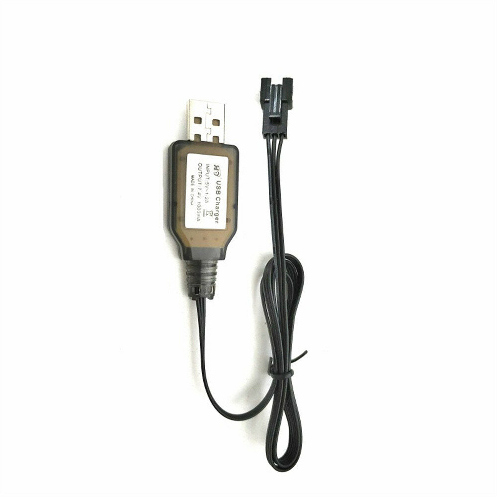 SKYBG1995267 - SG PINECONE FORSET 1612 WPL WP14 1/16 RC Car Parts USB Charger Charging Cable 7.4V 1612-055 Vehicles Models Spare Accessories