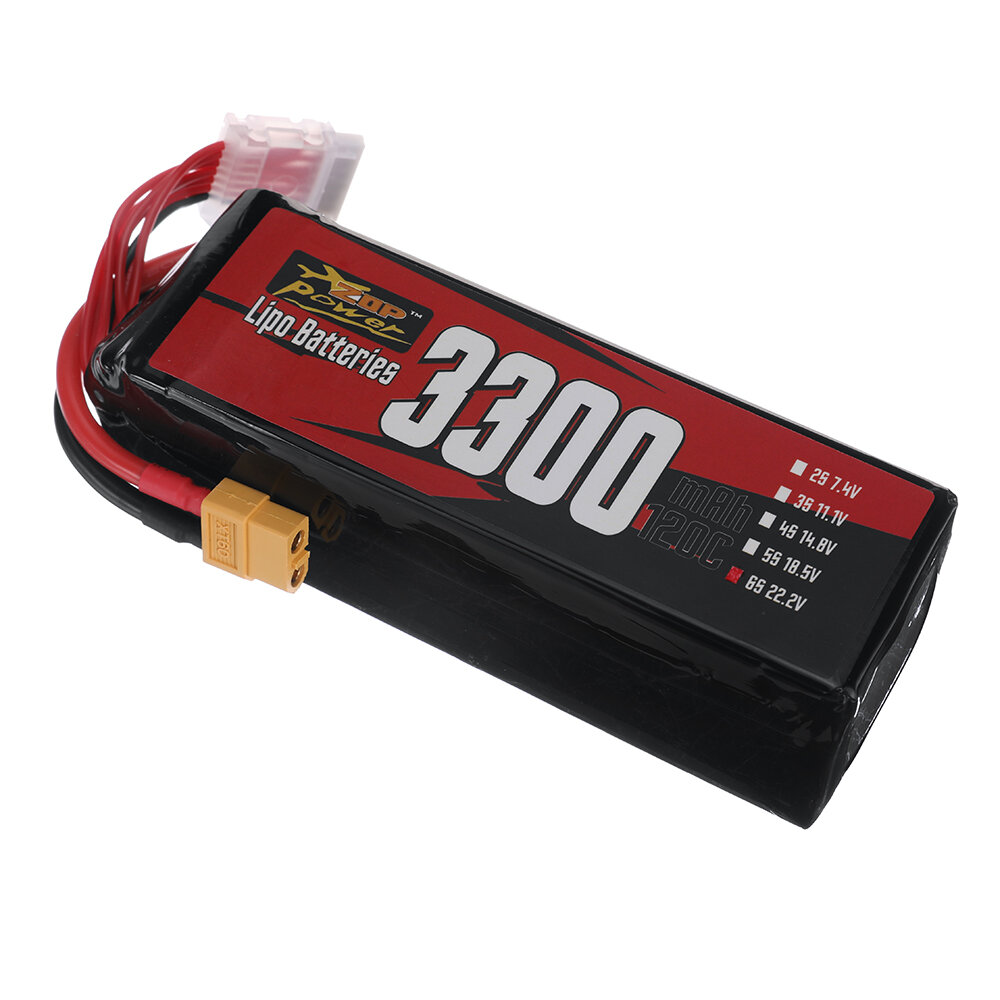 SKYBG1996287 - ZOP Power 6S 22.2V 3300mAh 120C 73.26Wh LiPo Battery XT60 Plug for RC Drone