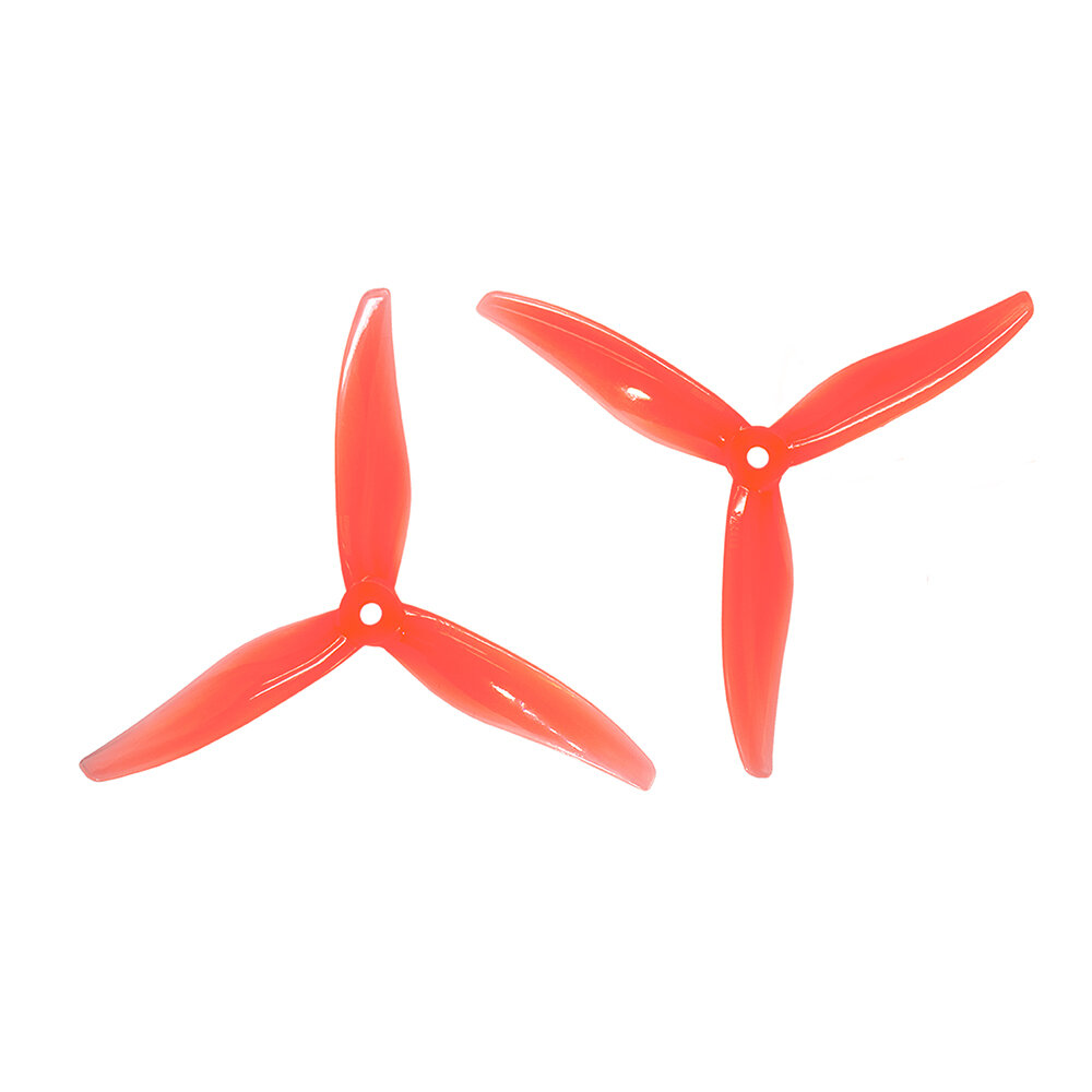 SKYBG2017534 - 6 Pairs GEMFAN Hurricane MAX 51377 5 Inch 3-Blade PC Propeller for DIY Freestyle FPV Racing RC Drone