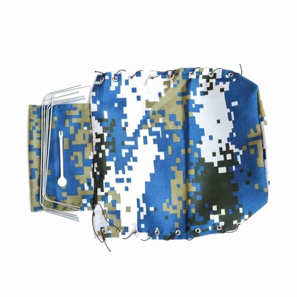 Canvas Truck Hood Cover Cloth for WPL B-24 B-16 1/16 Military Truck, High Simulation, Military Camouflage, RC Car Parts
