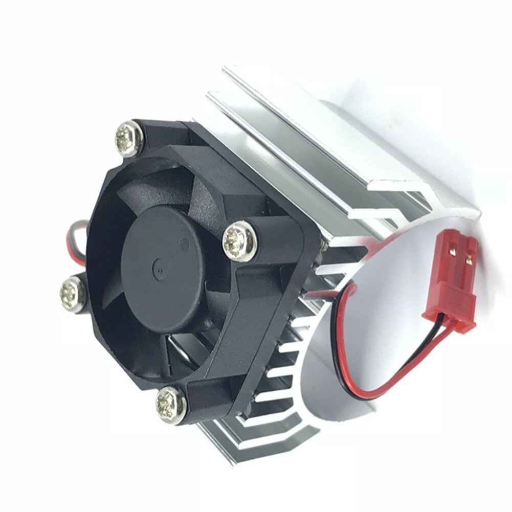 Aluminum Alloy 540/550 Motor Heatsink Radiator with Fan, JST Connector for 1/8 1/10 RC Cars