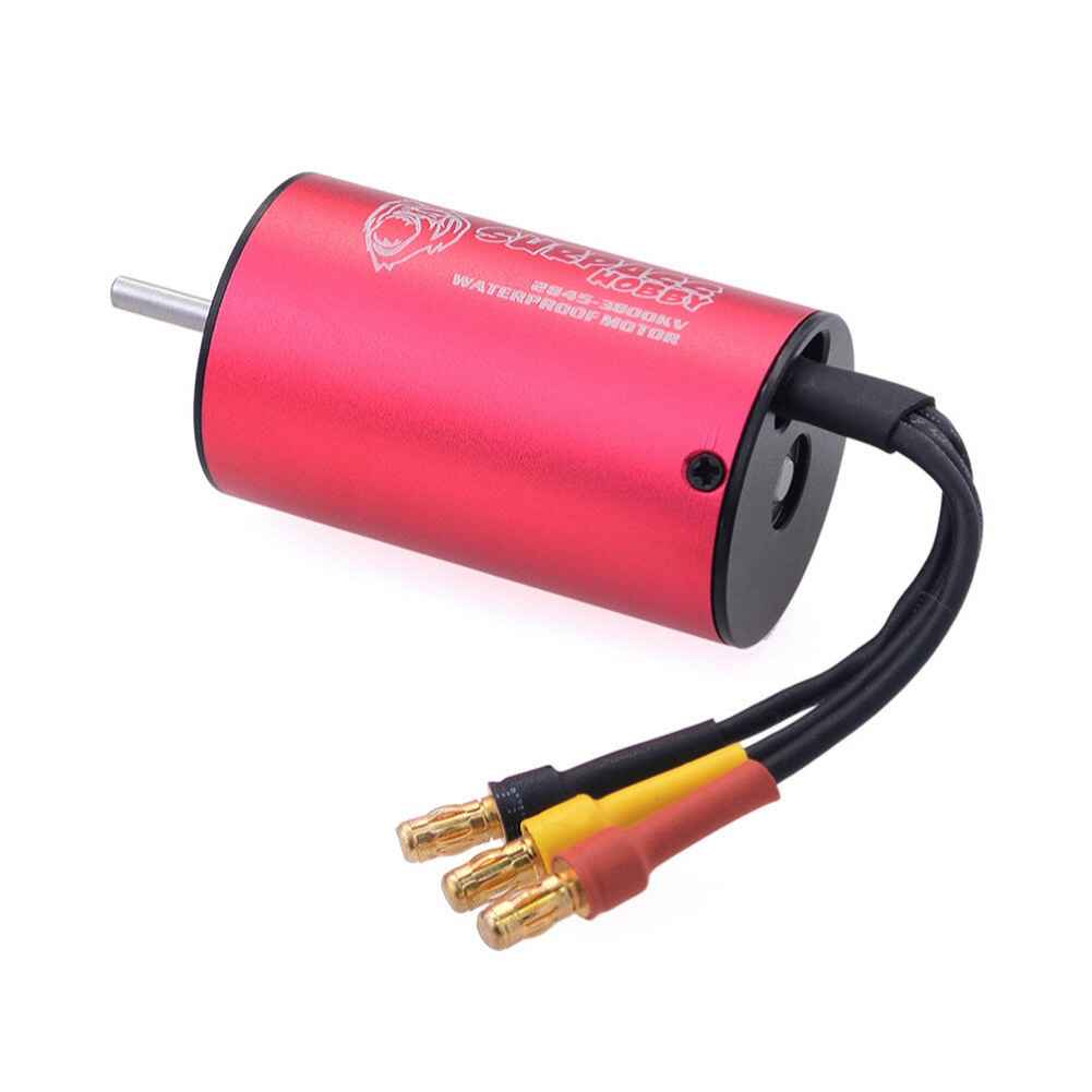 Surpass Hobby 2845 KK Series Brushless Waterproof Motor, 2-3S, 5900-2800KV, for 1/12 RC Cars