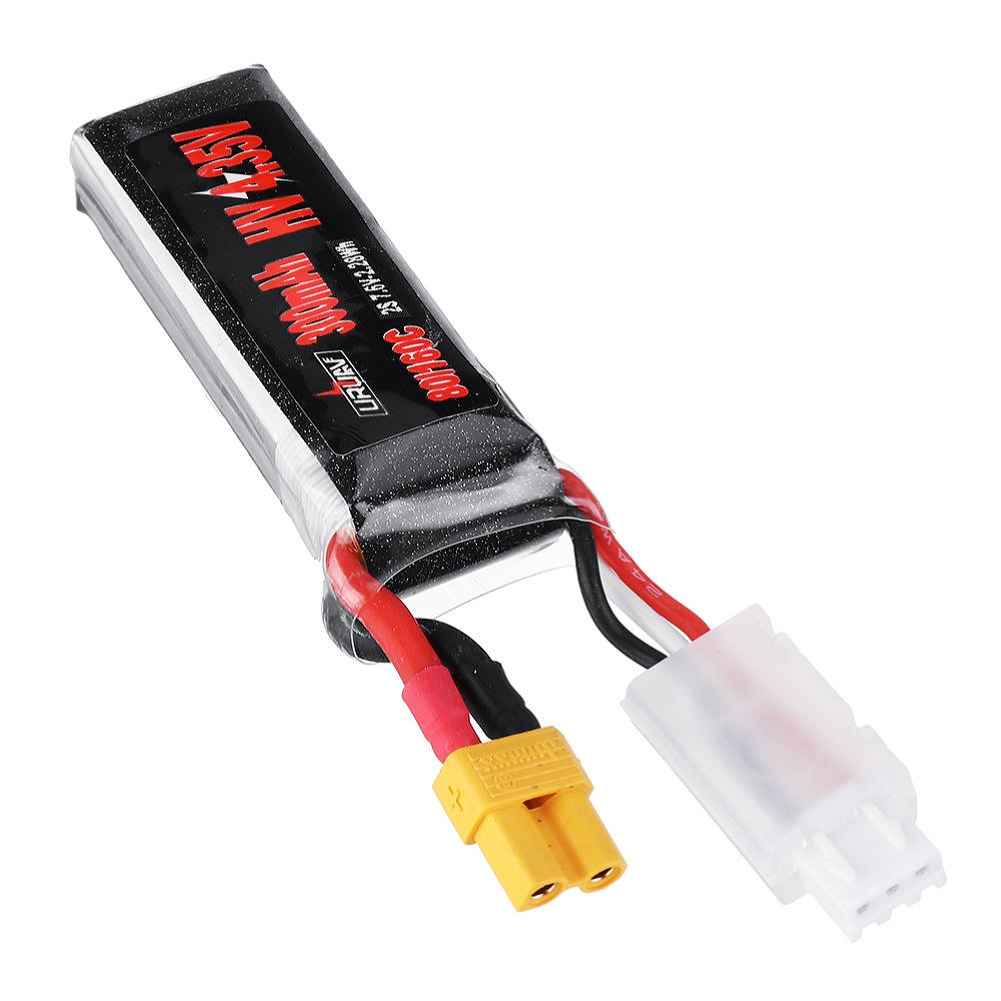 URUAV 7.6V 300mAh 80C/160C 2S HV Lipo Battery with XT30 Plug for BETAFPV Whoop Quadcopter, 4 Pack - Image 6