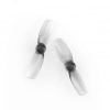 HQprop Micro Whoop 31MM 2-Blade Grey Propeller, 1mm Shaft, Poly Carbonate for FPV Racing Drones