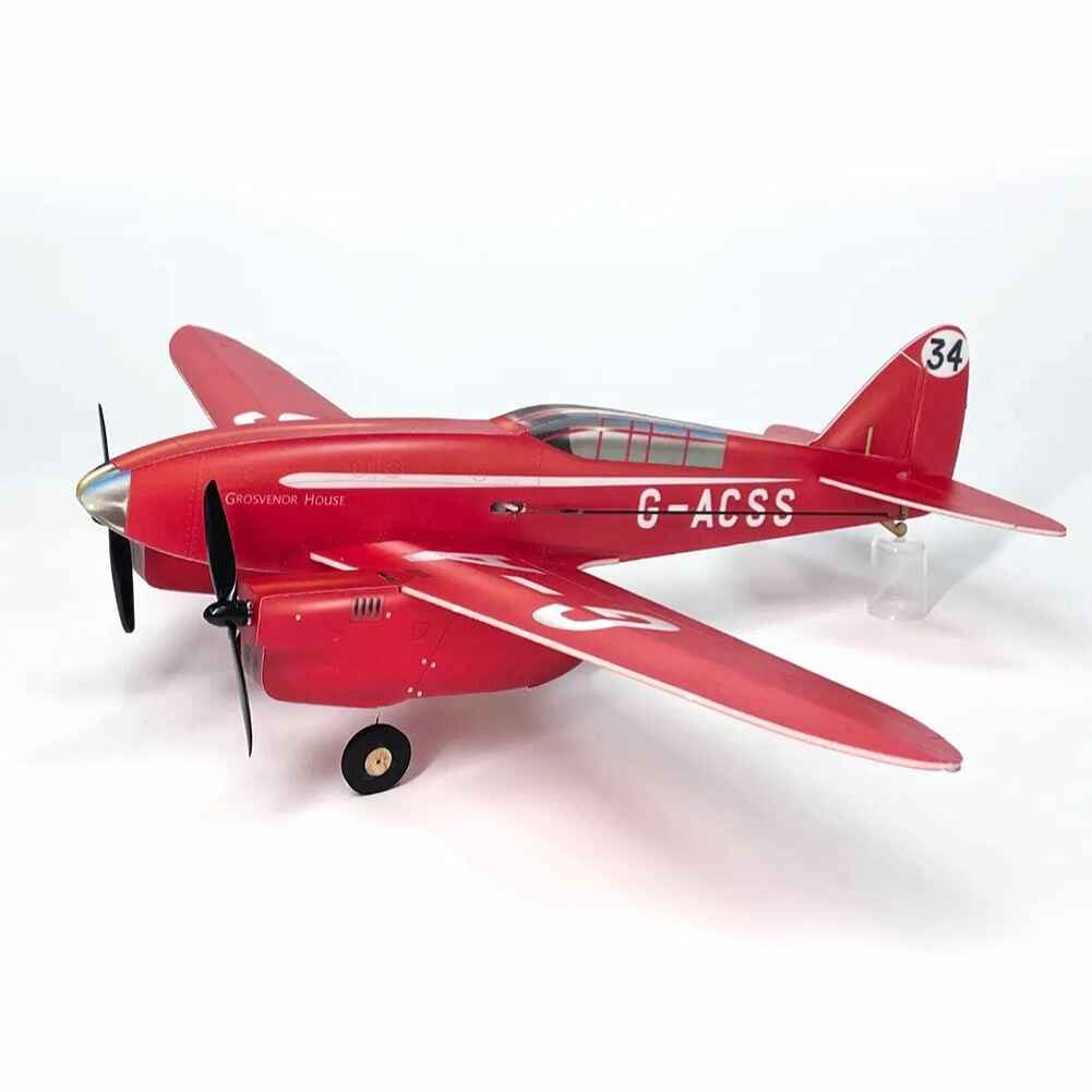 MinimumRC DH.88 Dual Motor 460mm Wingspan KT Foam FPV RC Airplane KIT with Motors - Image 2
