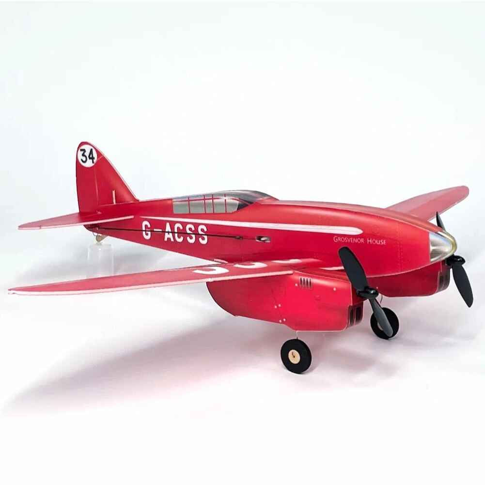 MinimumRC DH.88 Dual Motor 460mm Wingspan KT Foam FPV RC Airplane KIT with Motors - Image 5