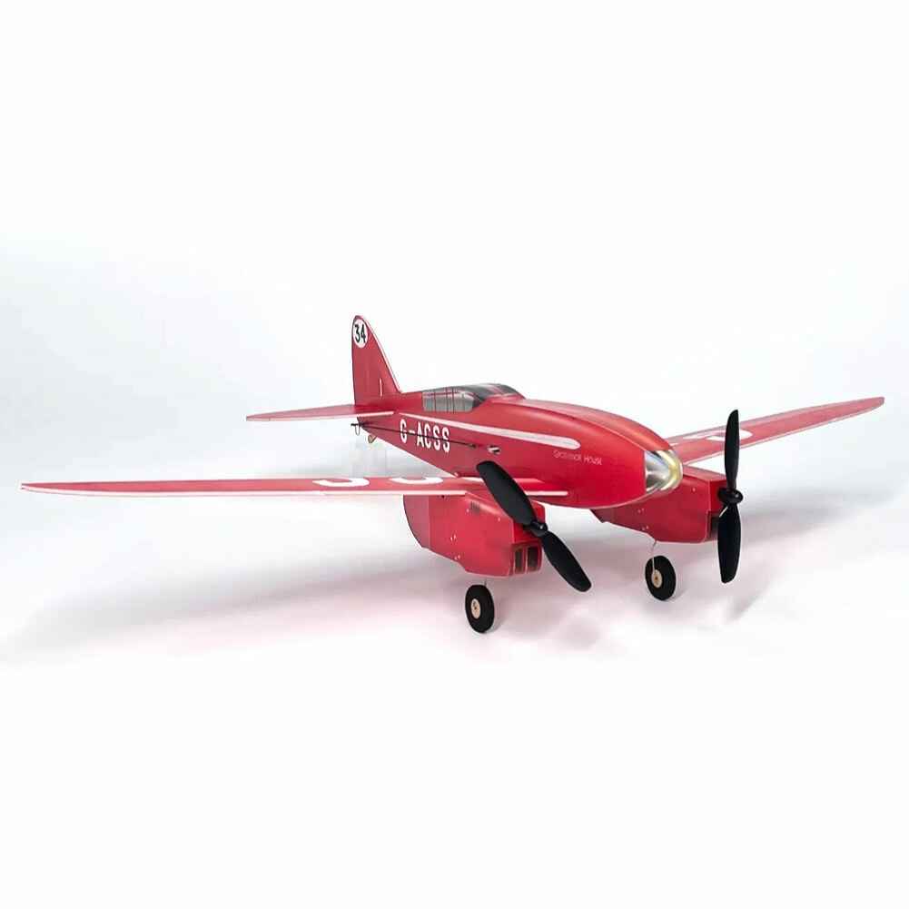 MinimumRC DH.88 Dual Motor 460mm Wingspan KT Foam FPV RC Airplane KIT with Motors - Image 8