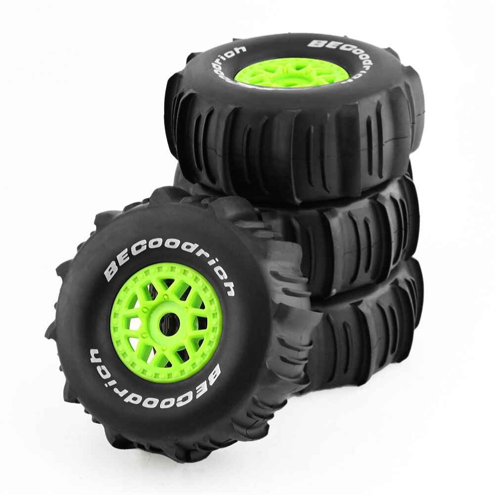 4PCS 1/7 1/8 Short Course Truck Tires, Off-road Wheels Tyres, 17mm Hex for RC UDR 85086-4, ARRMA Mojave, YK4072 DF7 RC Cars