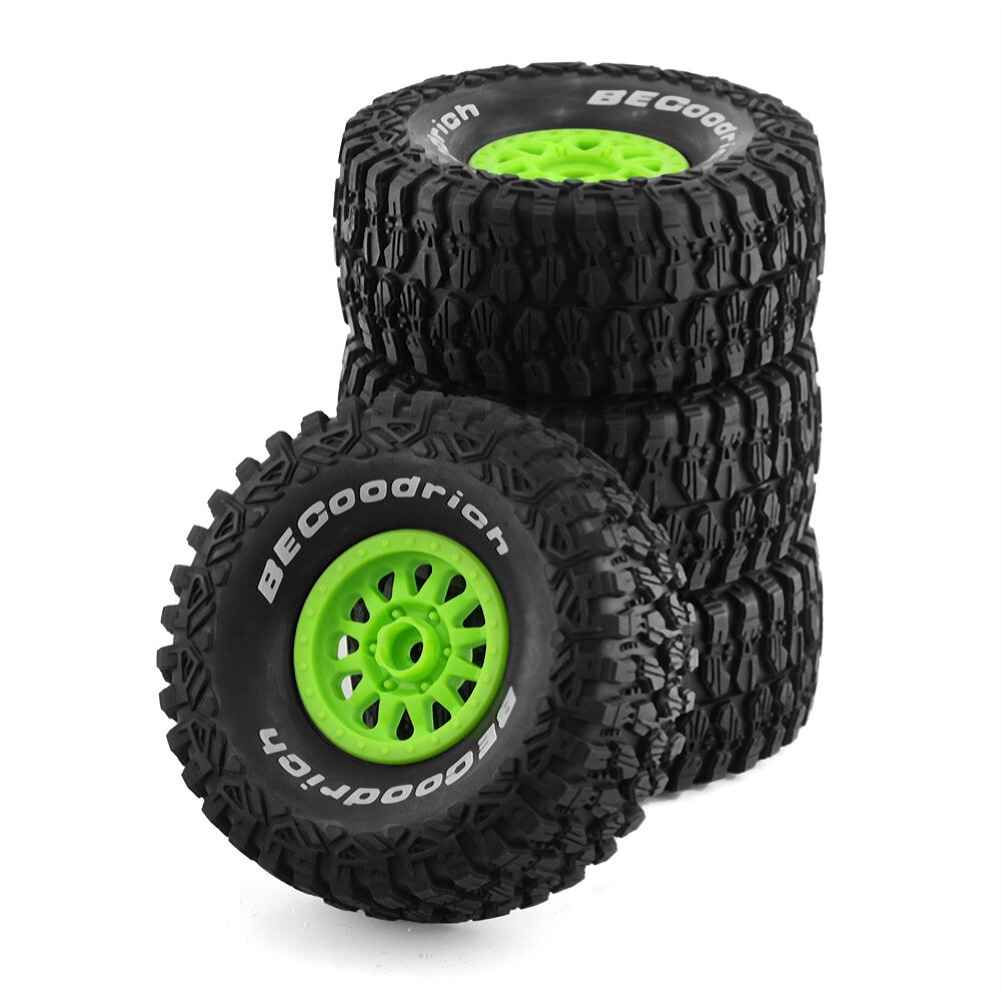 4Pcs 135mm Desert Short Course Truck Tires, 17mm Hex Wheels for ARRMA Mojave, UDR, Yikong, DF7, FS Off-road RC Cars