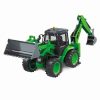 Huina 1579 Remote Control Excavator Tractor, Double Sided RC Bulldozer, 2.4 GHz Engineering Vehicle Toy