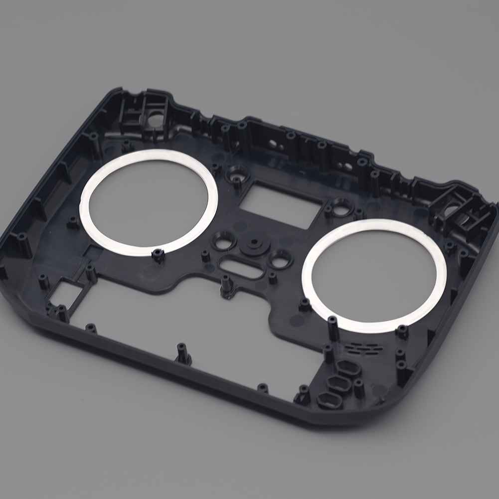 Jumperrc T20/T20S Transmitter Case Shells with LED Light Ring, Front/Rear Panel Replacement, Transparent/Blue Options