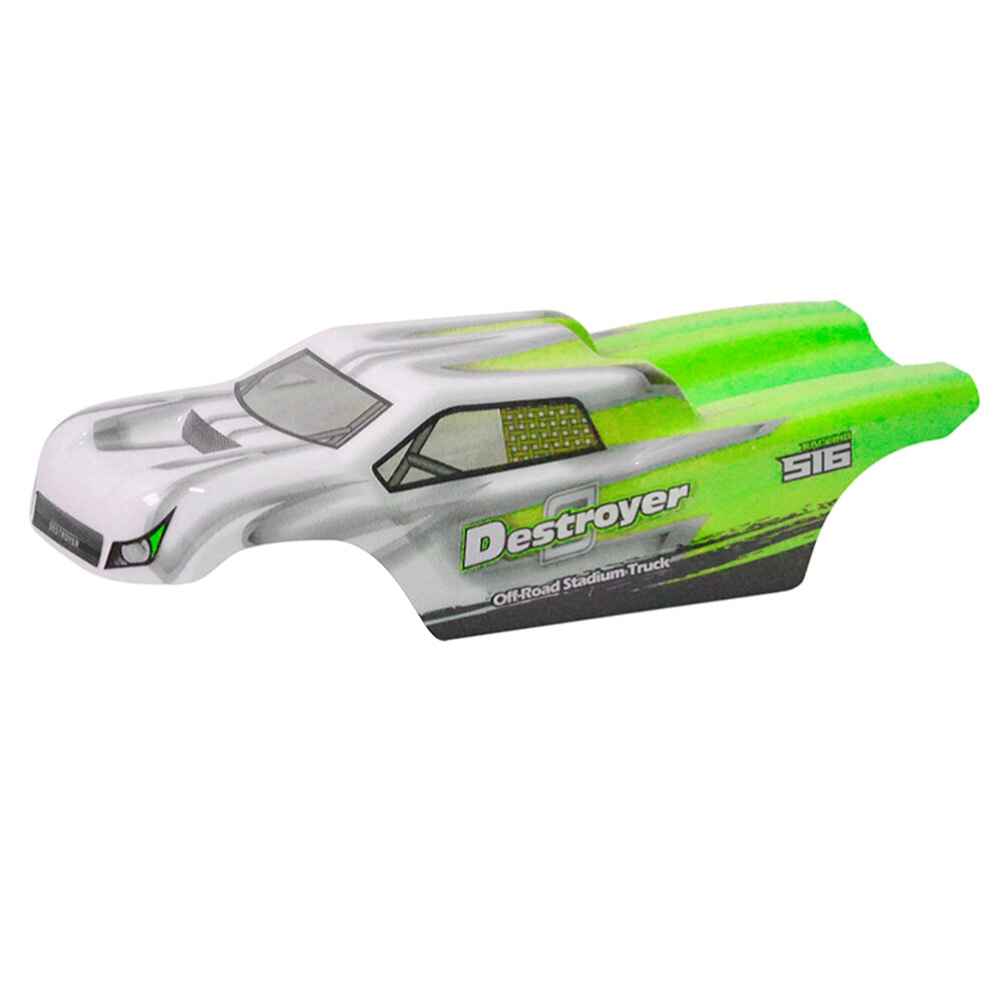 HBX M16066/M16067 Body Shell with Sticker for 1/16 RC Car, Orange and Green, Compatible with HBX 16890/16890A Models - Image 3