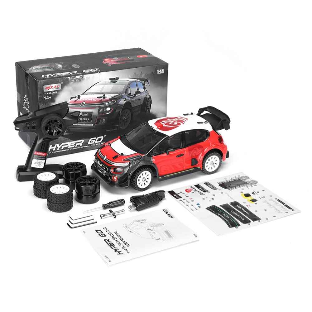 MJX HYPER GO 14303 1/14 Brushless RC Drift Car, 42km/h High Speed, Sport Model with Light, 2.4G Transmitter - Image 8