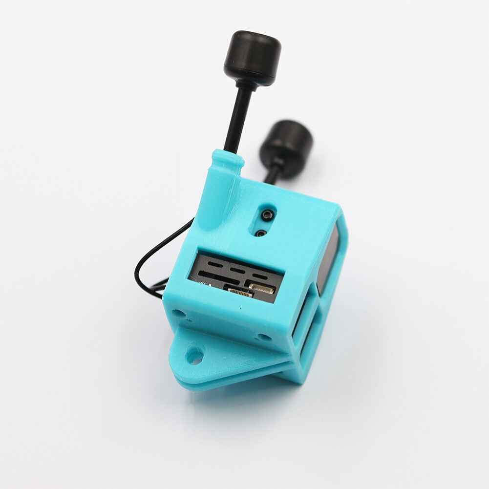 QY3D TPU Camera Mount Holder for Walksnail Moonlight Kit Digital System FPV Transmitter, Blue