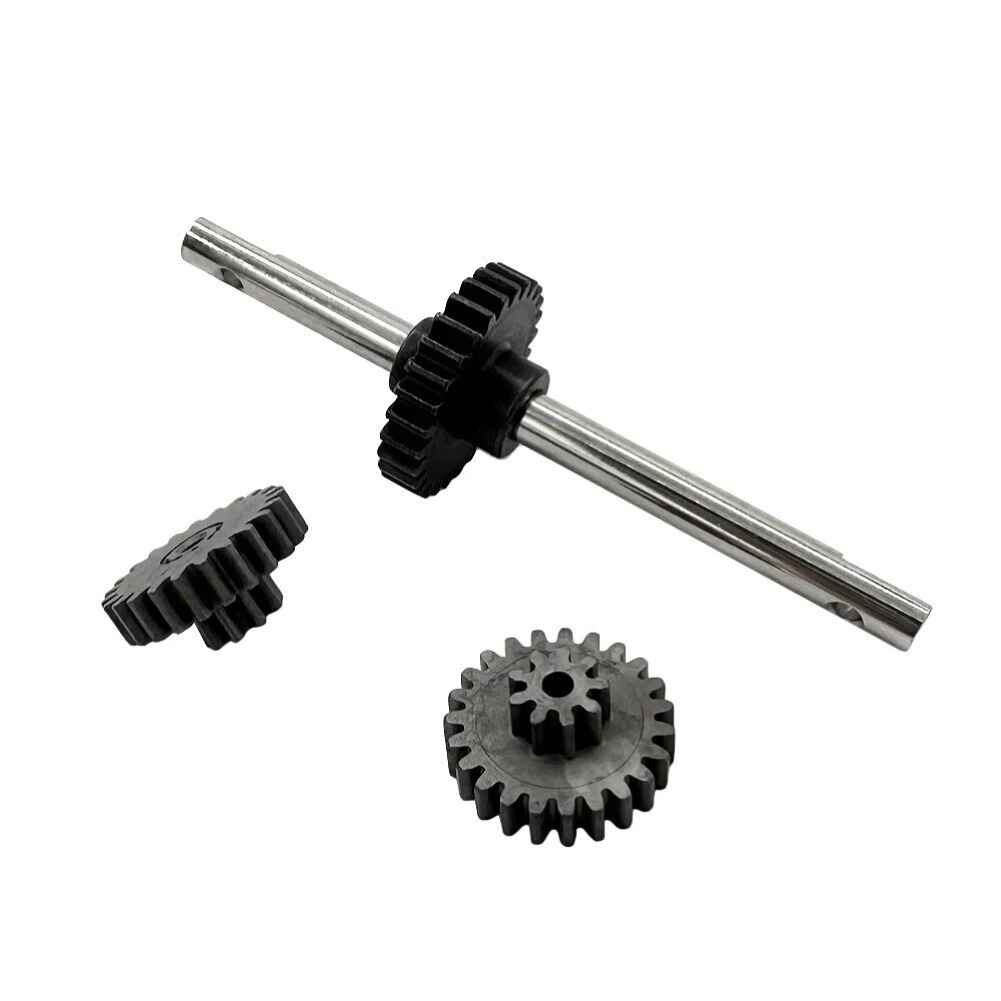 Upgraded Metal Parts Set with 370 Motor Conversion Seat Gearbox Gear Kit for TOYOTA LC79 MNRC MN82 MN78 1/12 Land Cruiser RC Cars