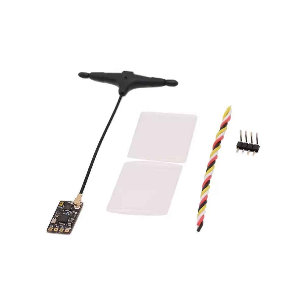 HAKRC ELRS 2.4GHz/915MHz Long Range RC Receiver with T-Type Antenna for FPV Drones