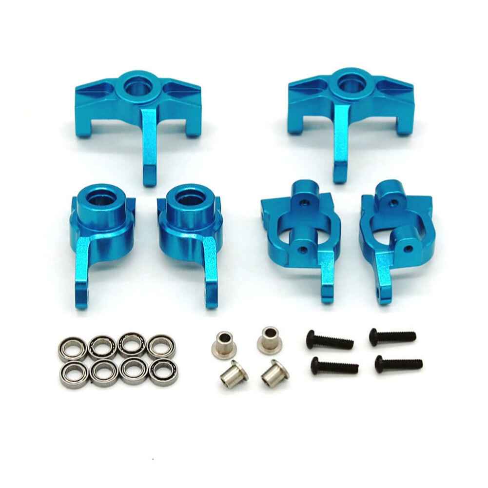 Upgraded Metal Rear Wheel Seat Steering Cup C Hub Set for Wltoys 124008 124010 144001 RC Cars