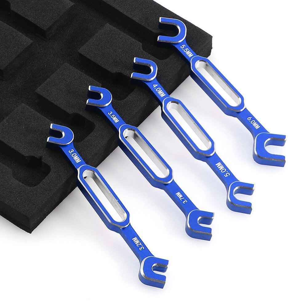 Universal RC Car Wrench Set, 4Pcs Turnbuckle Nut Ball End Joint Remover, 3-6mm, for RC Car Boat Drone