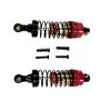 ZLL SG116 PRO/MAX 1/16 RC Car Oil Filled Shock Absorber Damper 6301, Metal and Plastic, Red, Compatible with ZLL SG116 PRO/MAX Models