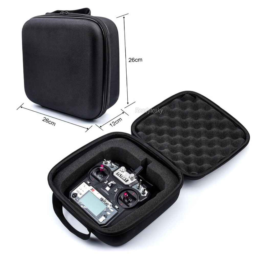 Universal Nylon EVA Waterproof Transmitter Carrying Bag for FUTABA Wfly Radiolink AT9S AT10 Radiomaster TX12