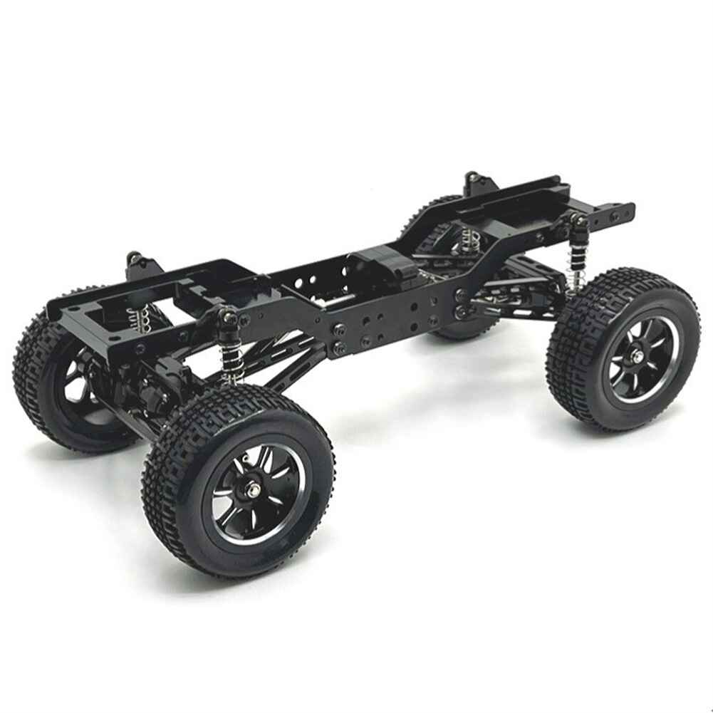 Upgraded Metal Frame Front Rear Door Axle for MNRC MN168 1/12 RC Cars, Compatible with Land Rover Models