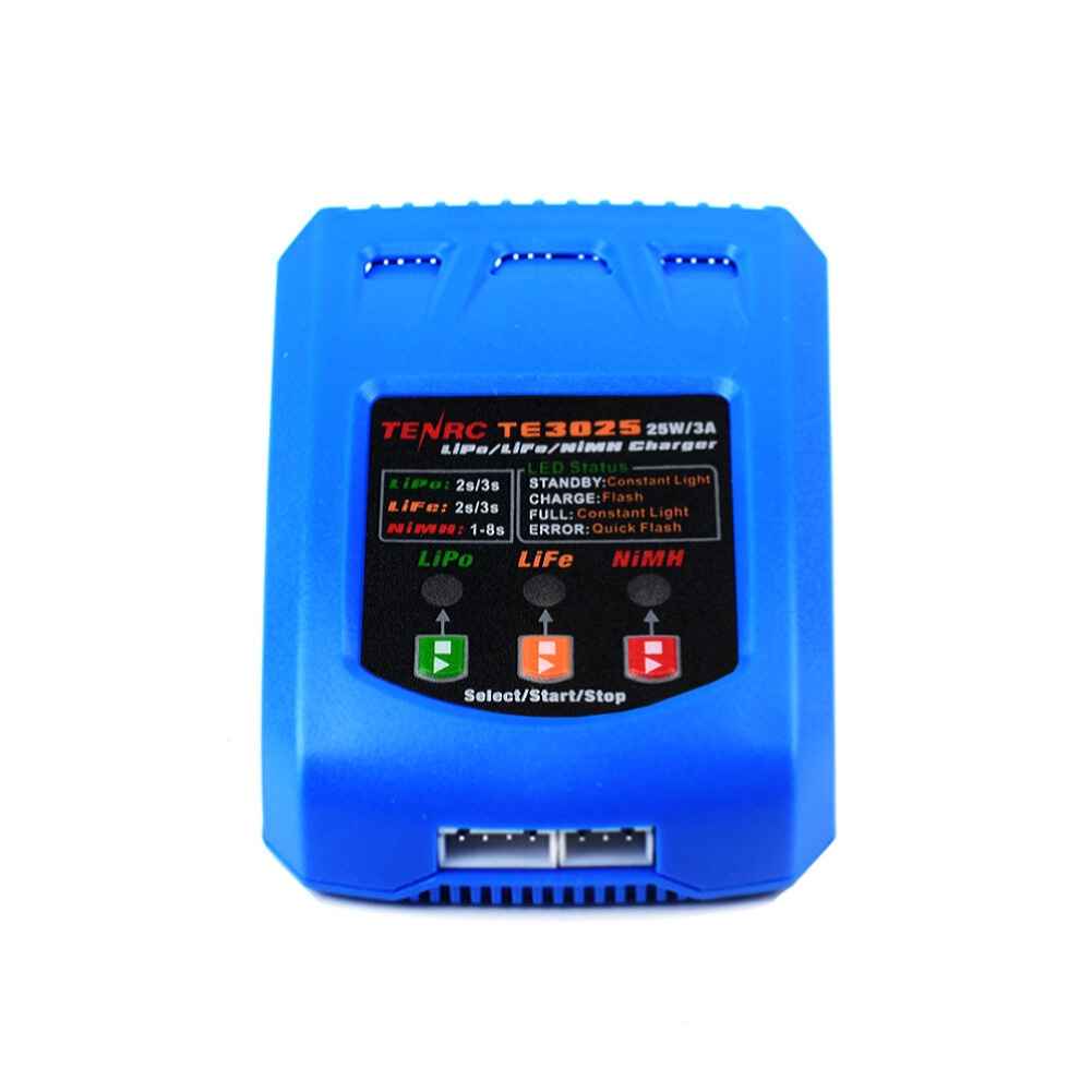TENRC TE3025 25W/3A Battery Balance Charger for 2-3S Lipo and 1-8S NIMH Batteries - Image 3