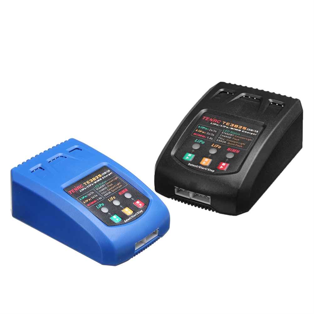 TENRC TE3025 25W/3A Battery Balance Charger for 2-3S Lipo and 1-8S NIMH Batteries - Image 7