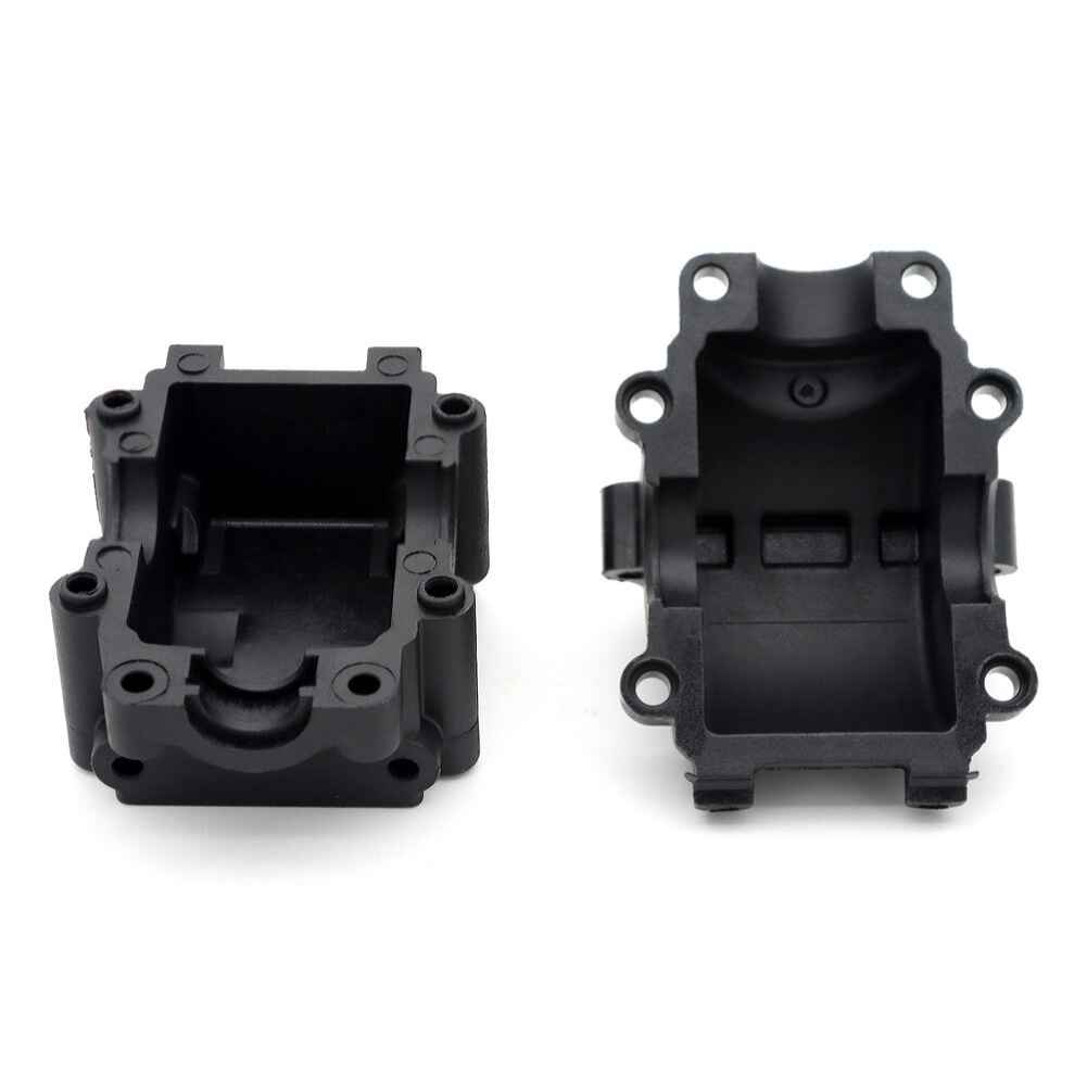 ZD Racing MT16 1/16 RC Car Front Rear Gearbox Assembly, Spare Accessories 16007 16008, Nylon, Black