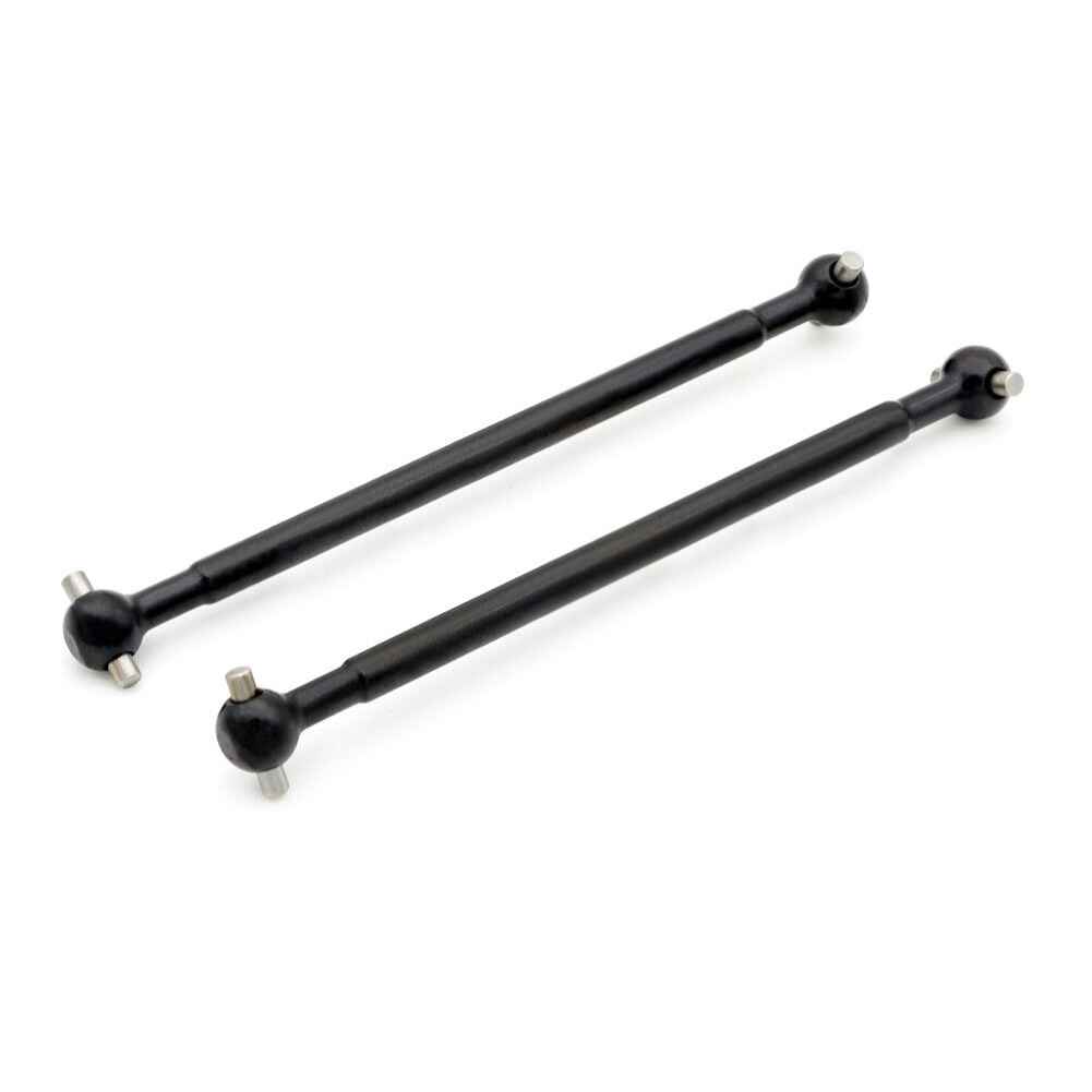 ZD Racing MT16 1/16 RC Car Metal Rear Dogbone Drive Shafts, Steel, Black, Model 16031, Compatible with MT16 Monster Truck