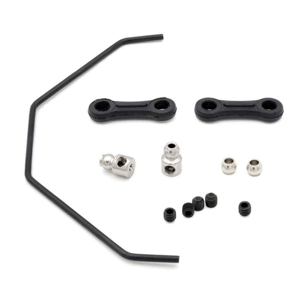ZD Racing MT16 1/16 RC Car Sway Anti-Roll Bar Set, Steel & Nylon, Black & Orange, Model 16032