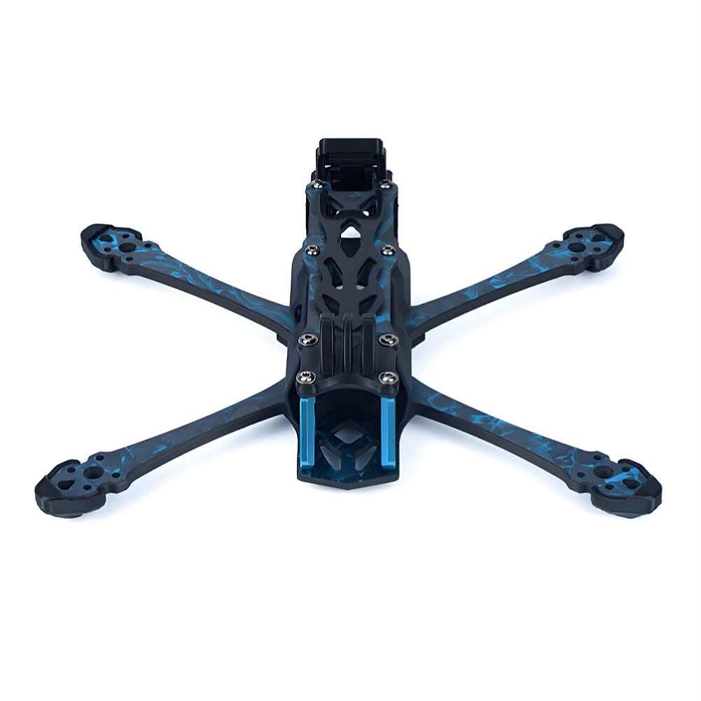 Asixflying Manta 5 SE 223mm Wheelbase T700 Carbon Fiber Frame Kit for FPV Racing Drones, Compatible with Analog/DJI O3/O4 Lite