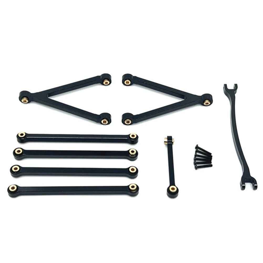 Upgraded Metal Linkage Tie Rods Parts Set for Land Rover D110 Range Rover Discovery FMS FCX24M 1/24 Rock Crawler RC Cars