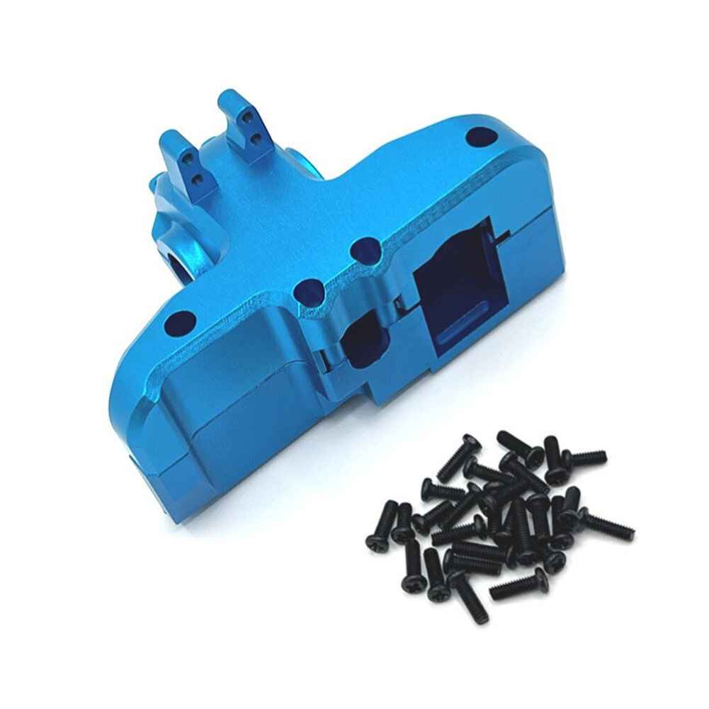 Upgraded Metal Rear Gearbox Gear Cover Kit for 1/14 MJX 14209 14210 RC Car Models, 6061 Aluminum, Anodized