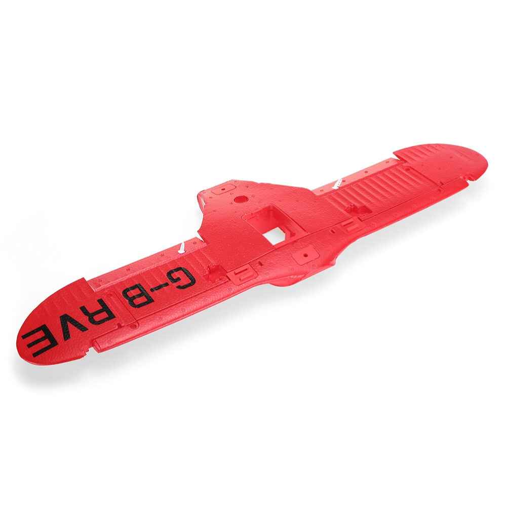 XK A300-Beech D17S 550mm RC Airplane Lower Wing, EPP Material, Red/Yellow - Image 7