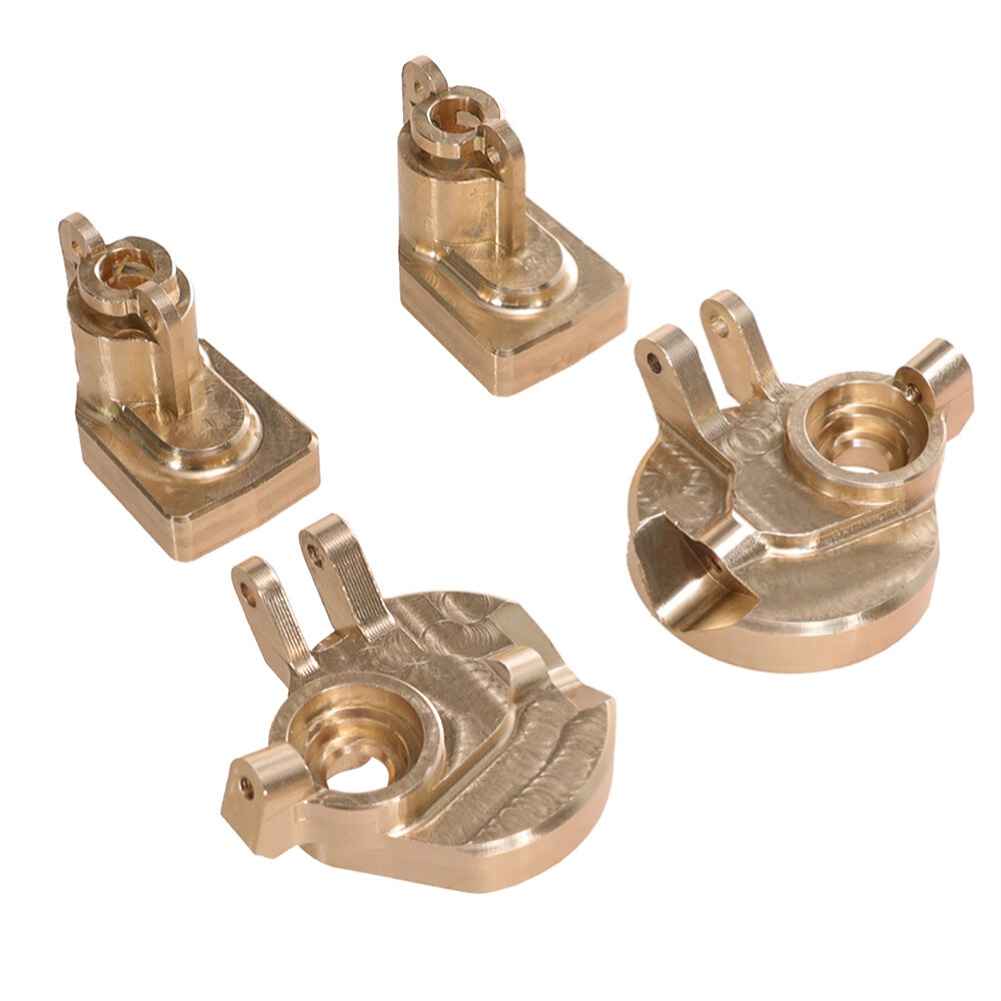 Upgraded Brass Front Axle Steering Cup and Rear Axle Cup for MJX 1/12 H12Y H12Y+ RC Car Models
